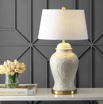 Naiyou 29.5" Ceramic Classic Traditional LED Lamp Table Lamp - JONATHAN Y